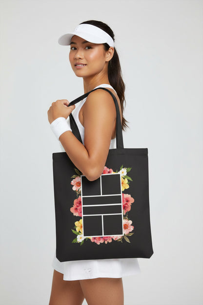 PICKLEBALL FLORAL - Pickleball (Tote Bag)