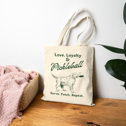 PADDLE & PAWS - Pickleball (Tote Bag)
