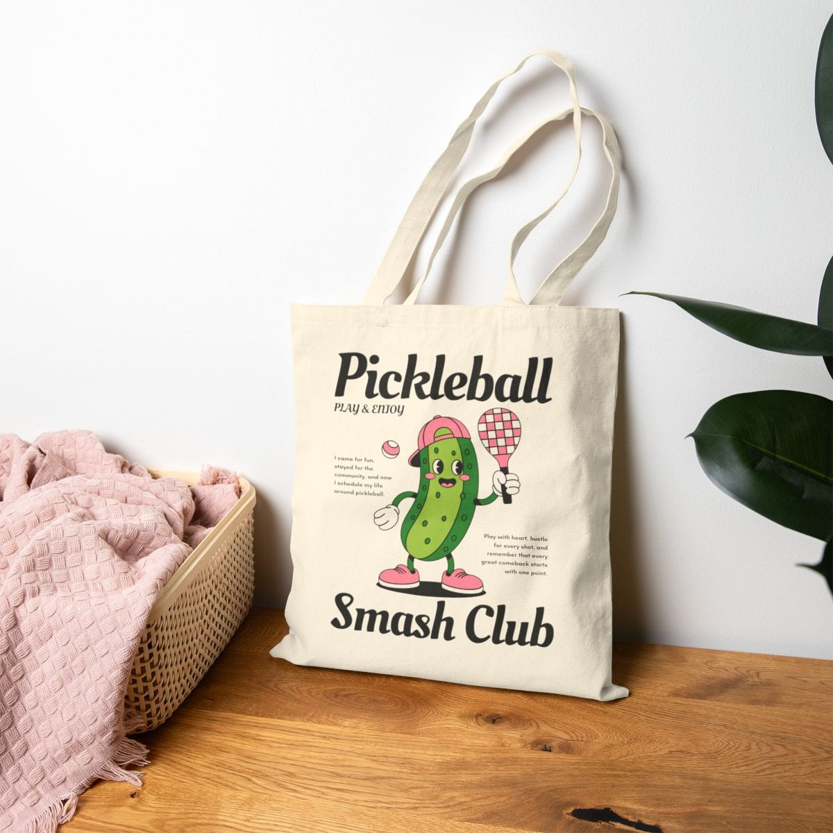 SMASH CLUB - Pickleball (Tote Bag)