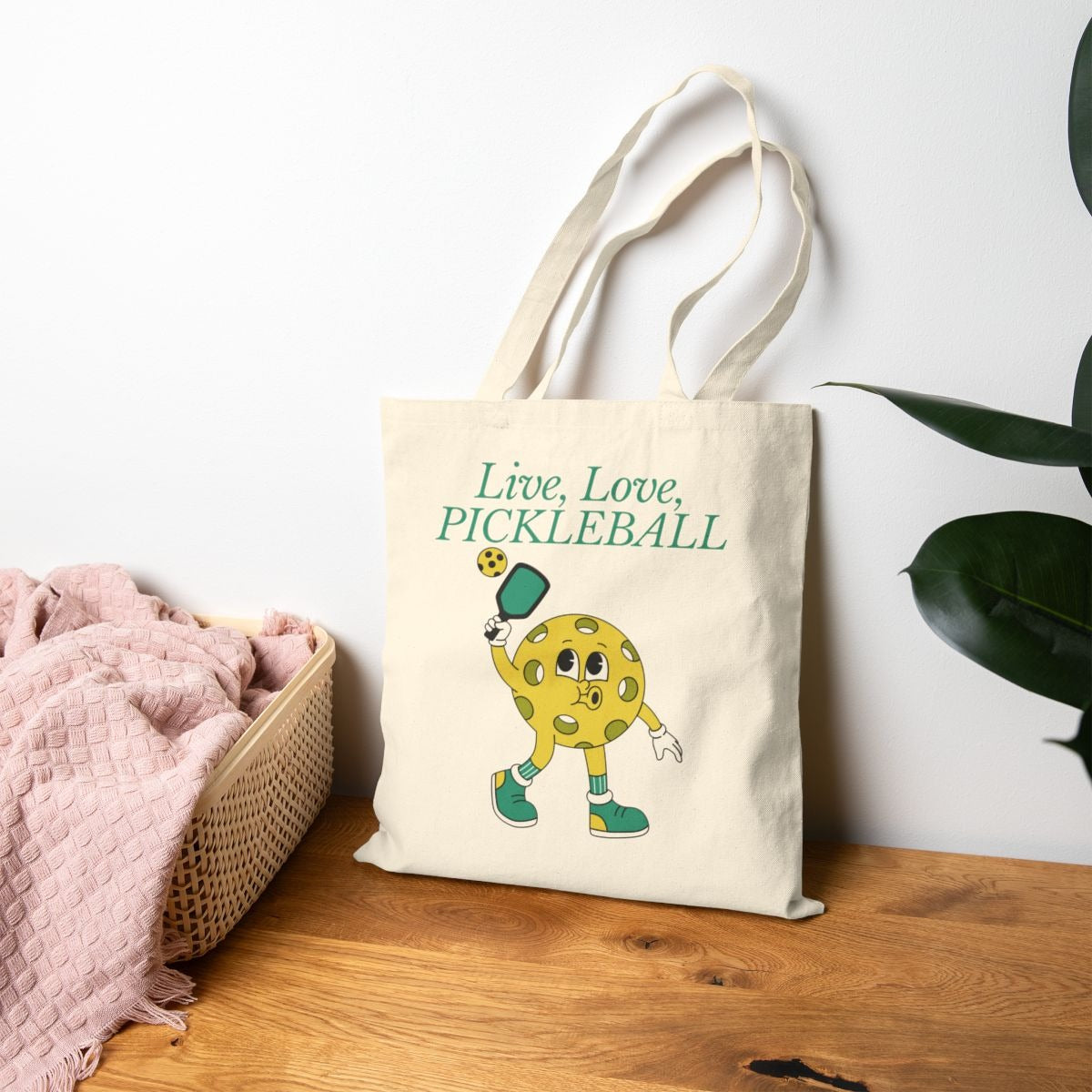 LIVE LOVE PICKLEBALL - Pickleball (Tote Bag)