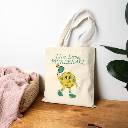LIVE LOVE PICKLEBALL - Pickleball (Tote Bag)