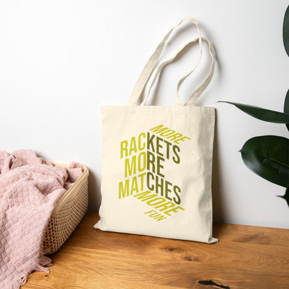 MORE RACKETS - Pickleball (Tote Bag)