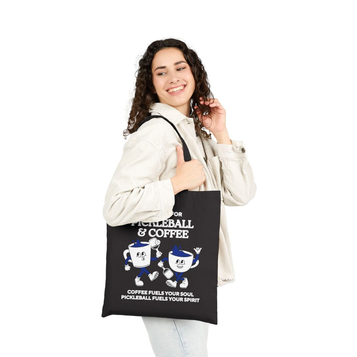 COFFEE & PICKLEBALL 3 - Pickleball (Tote Bag)