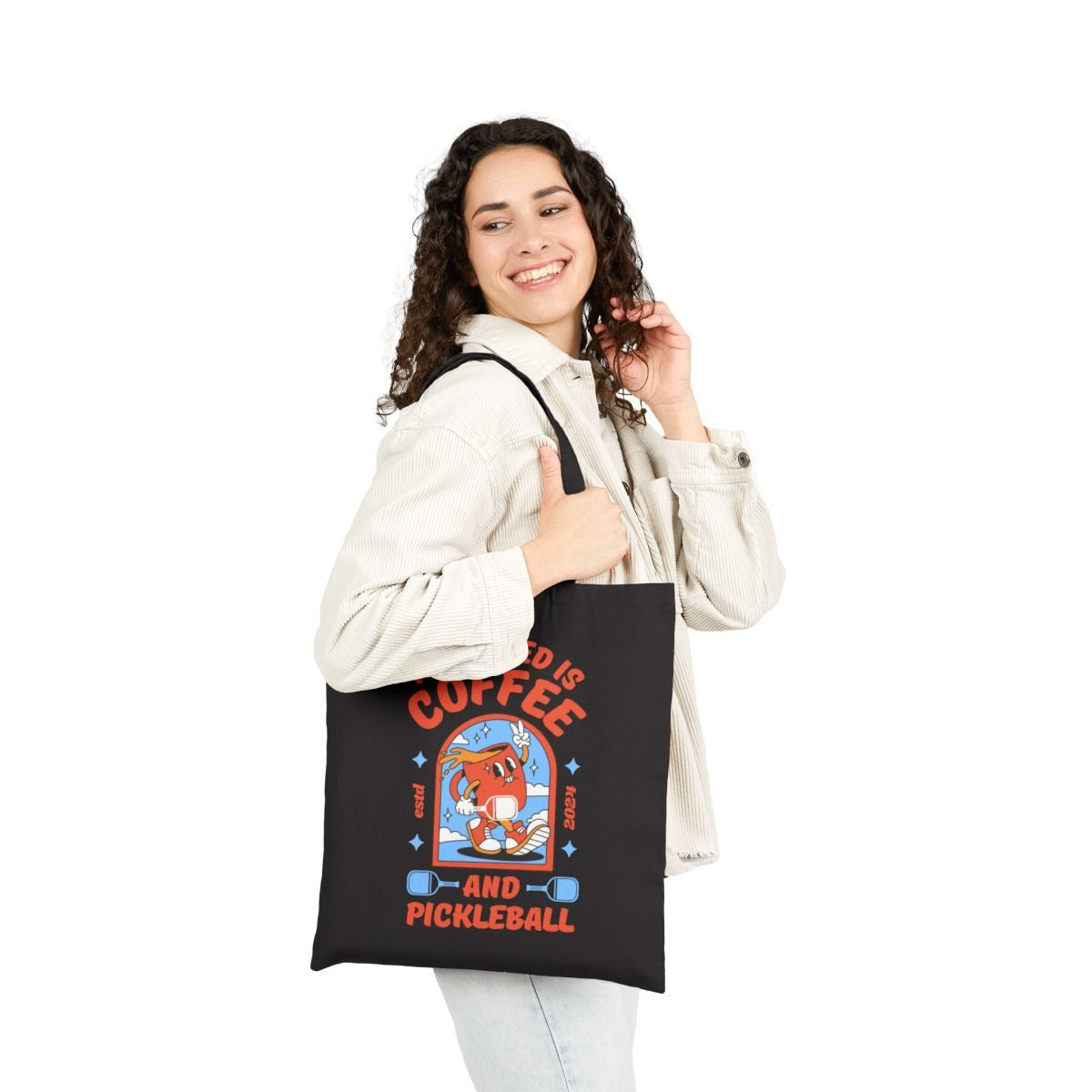 COFFEE & PICKLEBALL 2 - Pickleball (Tote Bag)