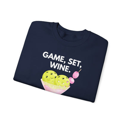 GAME SET WINE - Pickleball (Sweatshirt)