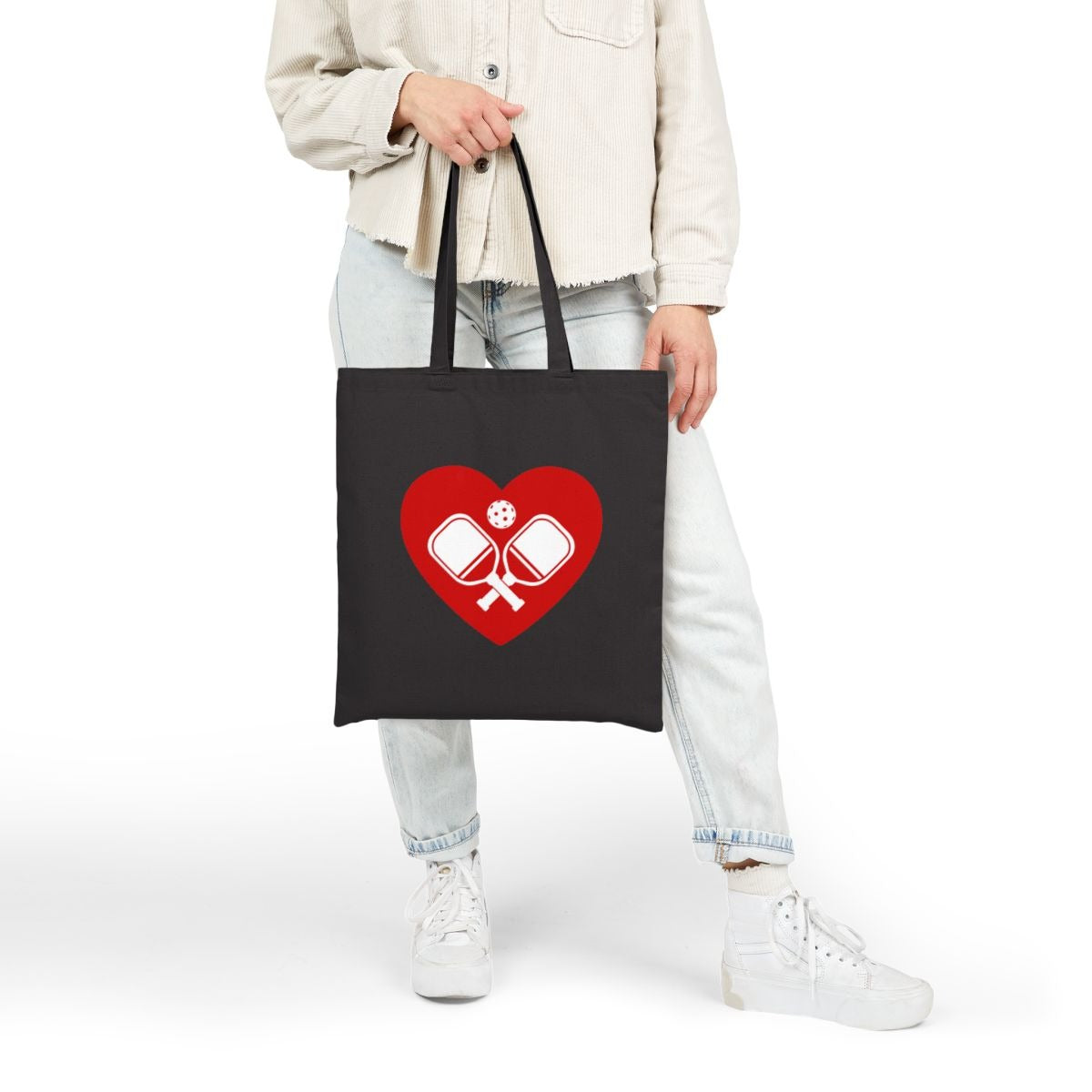 HEART PICKLEBALL 4 - Pickleball (Tote Bag)