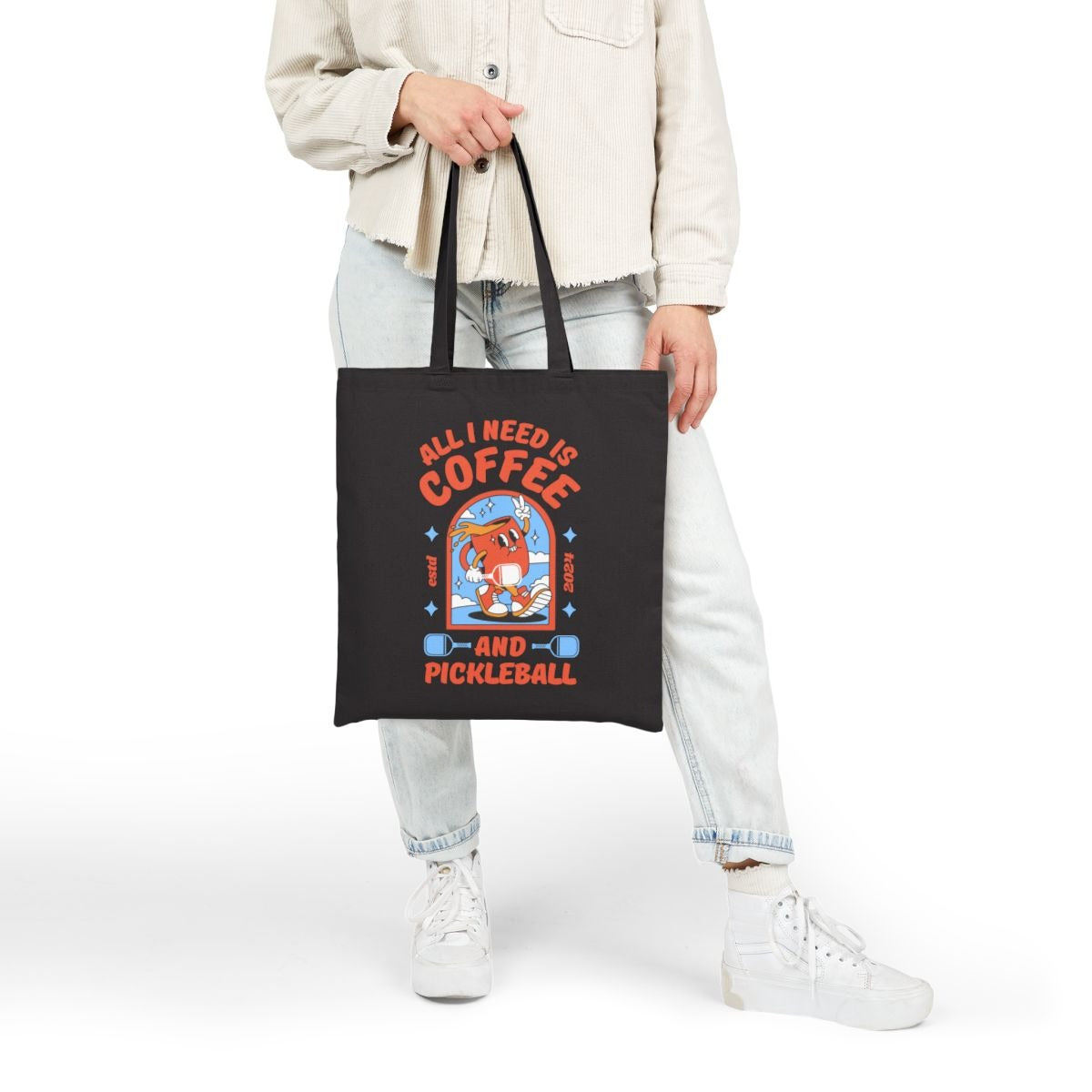 COFFEE & PICKLEBALL 2 - Pickleball (Tote Bag)