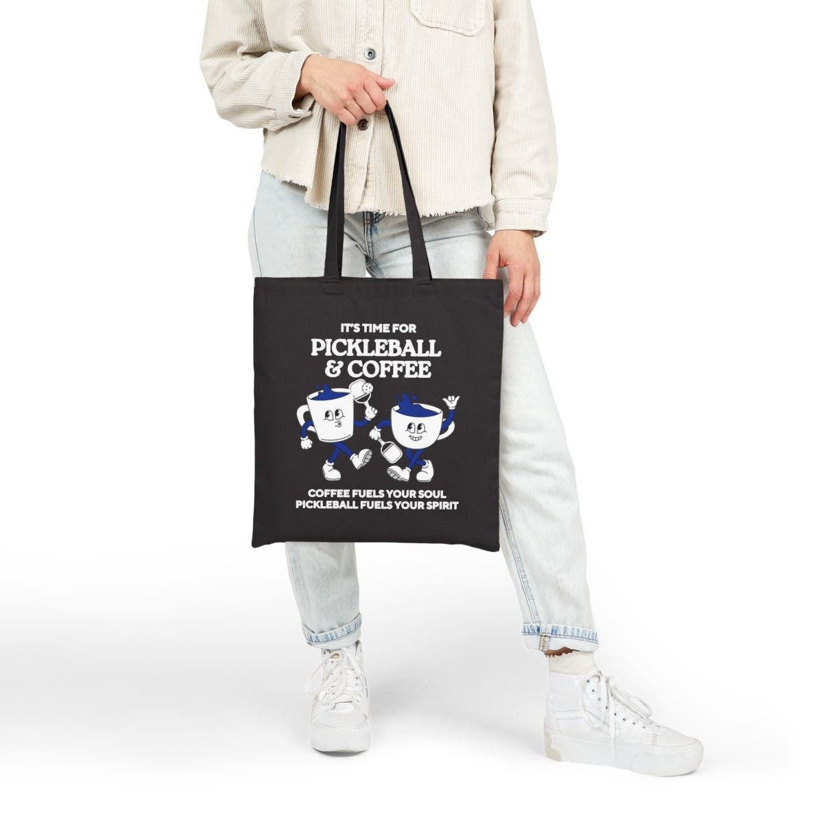 COFFEE & PICKLEBALL 3 - Pickleball (Tote Bag)