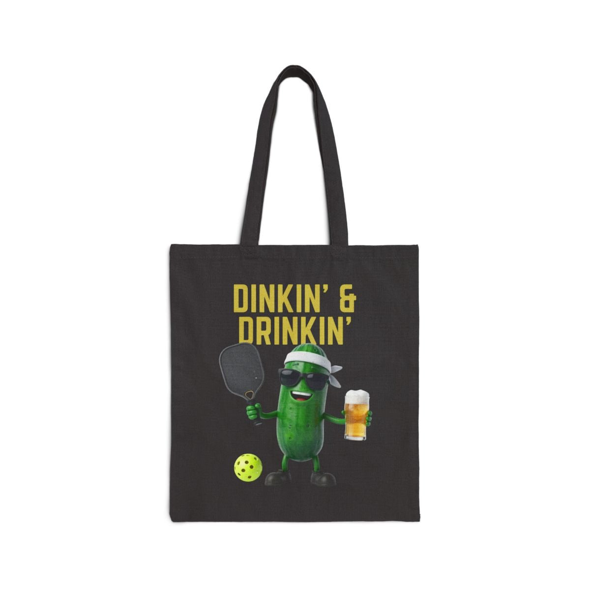 DINKIN' & DRINKIN' - Pickleball (Tote Bag)