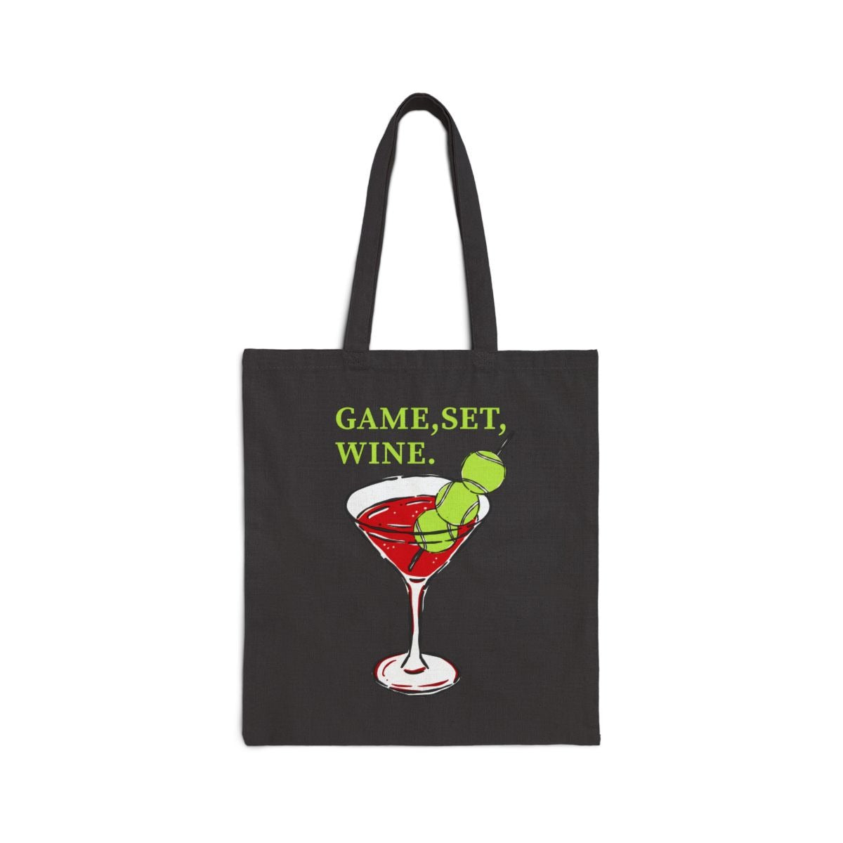 GAME, SET, WINE - Tennis (Tote Bag)