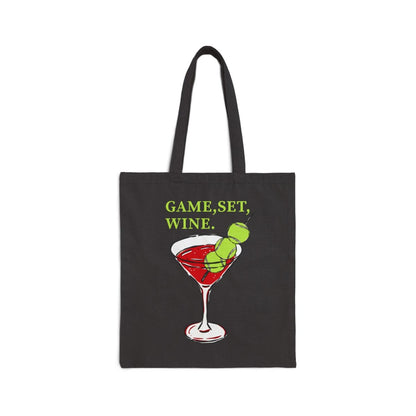 GAME, SET, WINE - Tennis (Tote Bag)