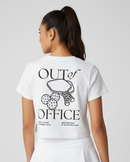 OUT OF OFFICE 1 - Pickleball (Crop Top)