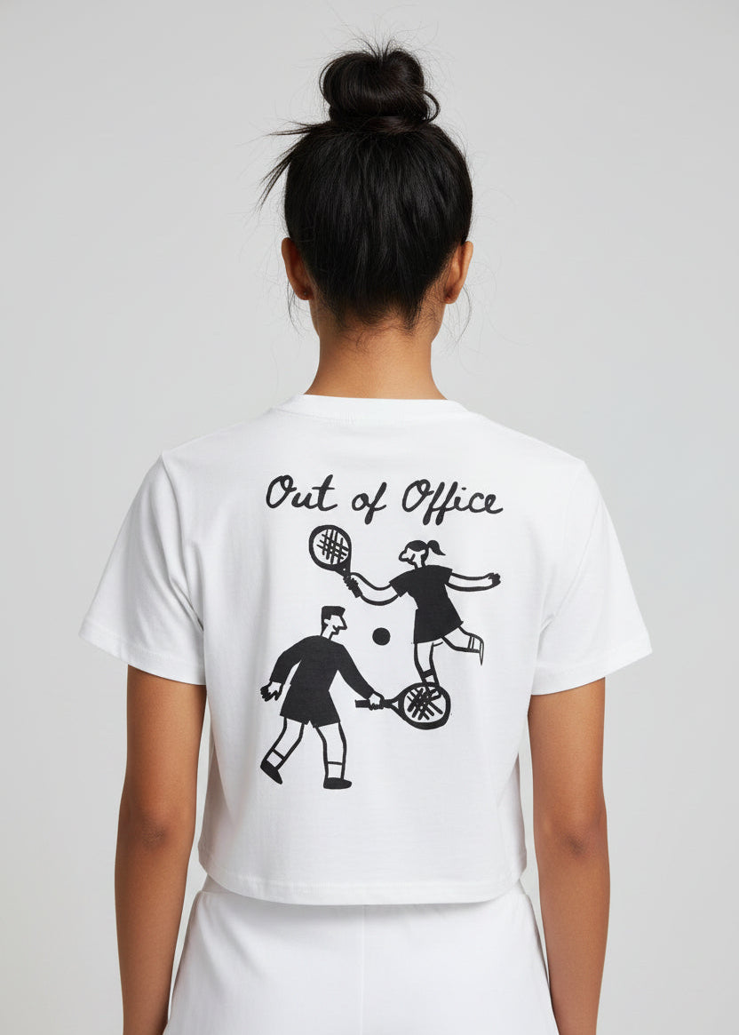 OUT OF OFFICE - Tennis (Crop Top)