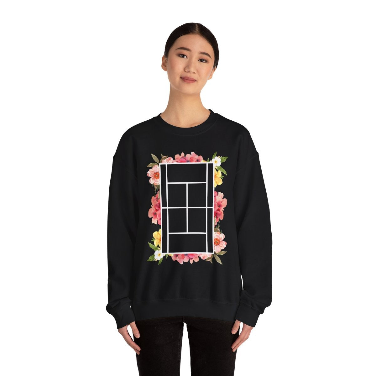 TENNIS FLORAL 1 - Tennis (Sweatshirt)
