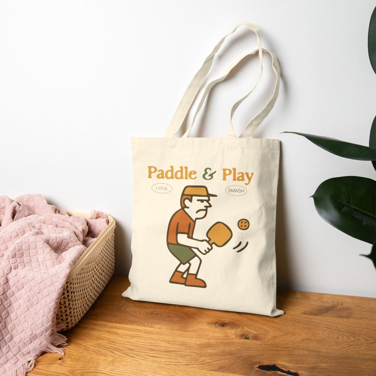 PADDLE & PLAY - Pickleball (Tote Bag)