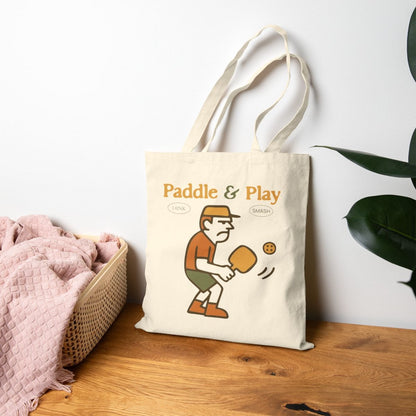 PADDLE & PLAY - Pickleball (Tote Bag)