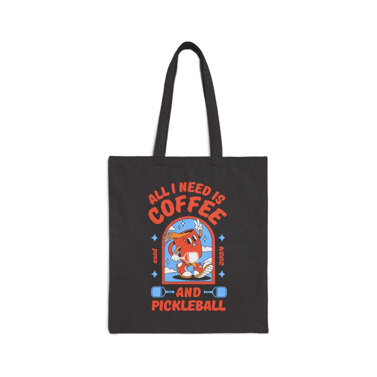 COFFEE & PICKLEBALL 2 - Pickleball (Tote Bag)