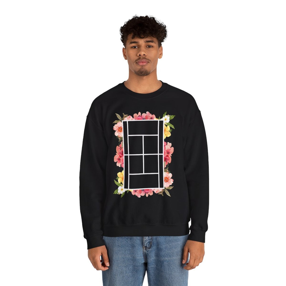 TENNIS FLORAL 1 - Tennis (Sweatshirt)