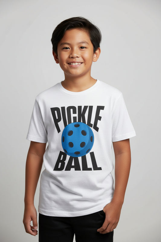 DOUBLE HIT - Pickleball (Kids Tee)