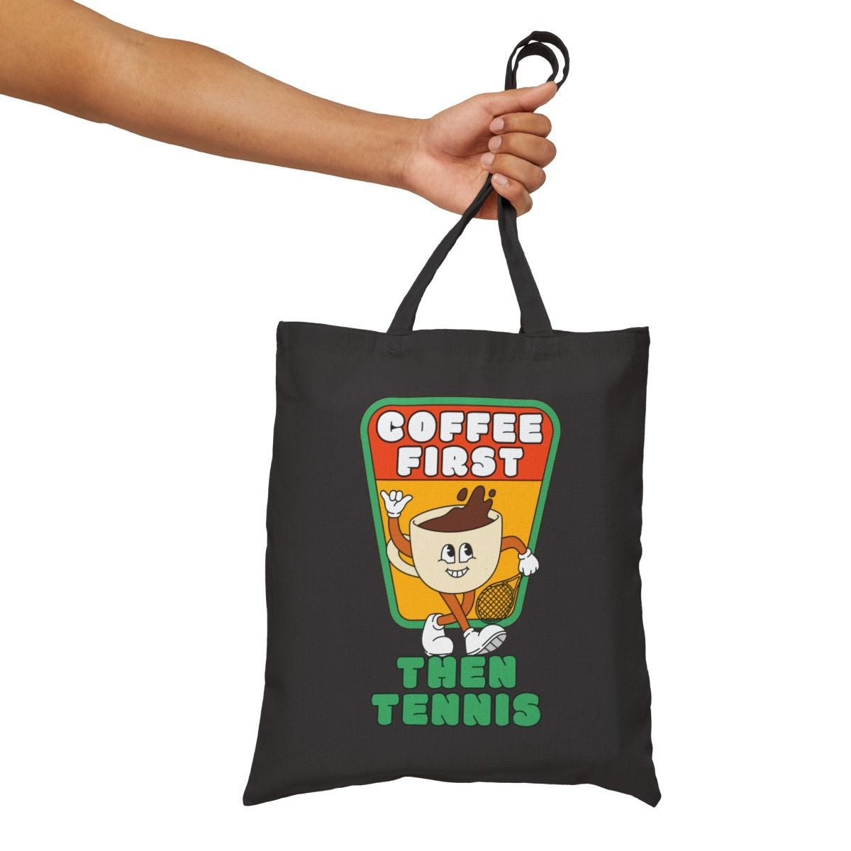 COFFEE FIRST THEN TENNIS 2 -Tennis (Tote Bag)