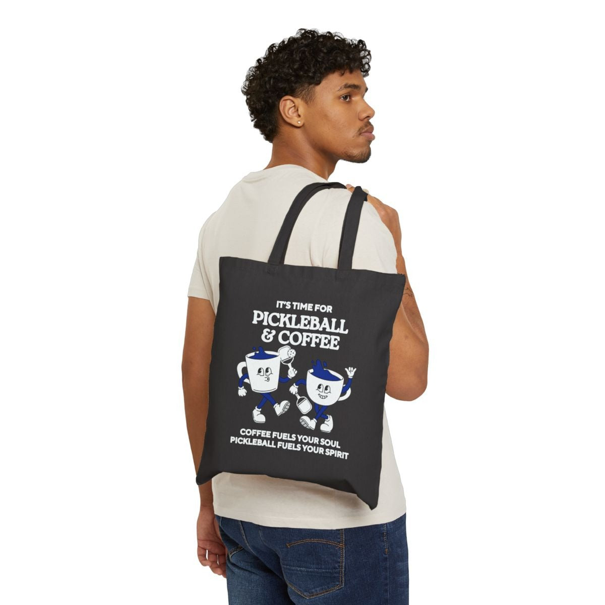 COFFEE & PICKLEBALL 3 - Pickleball (Tote Bag)