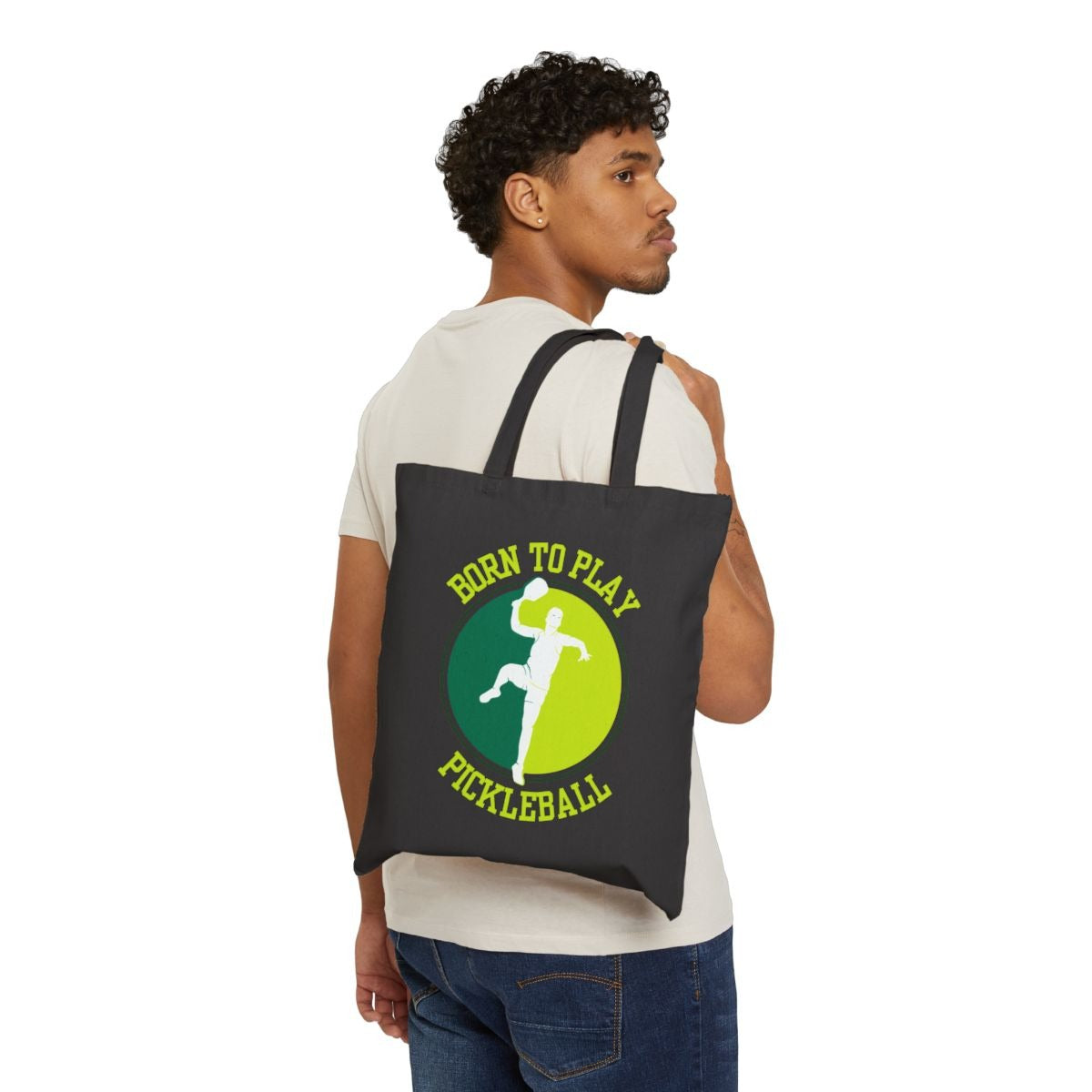 BORN TO PLAY PICKLEBALL - Pickleball (Tote Bag)