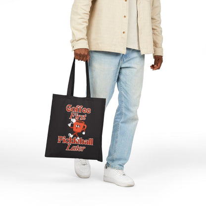 COFFEE FIRST 3 - Pickleball (Tote Bag)
