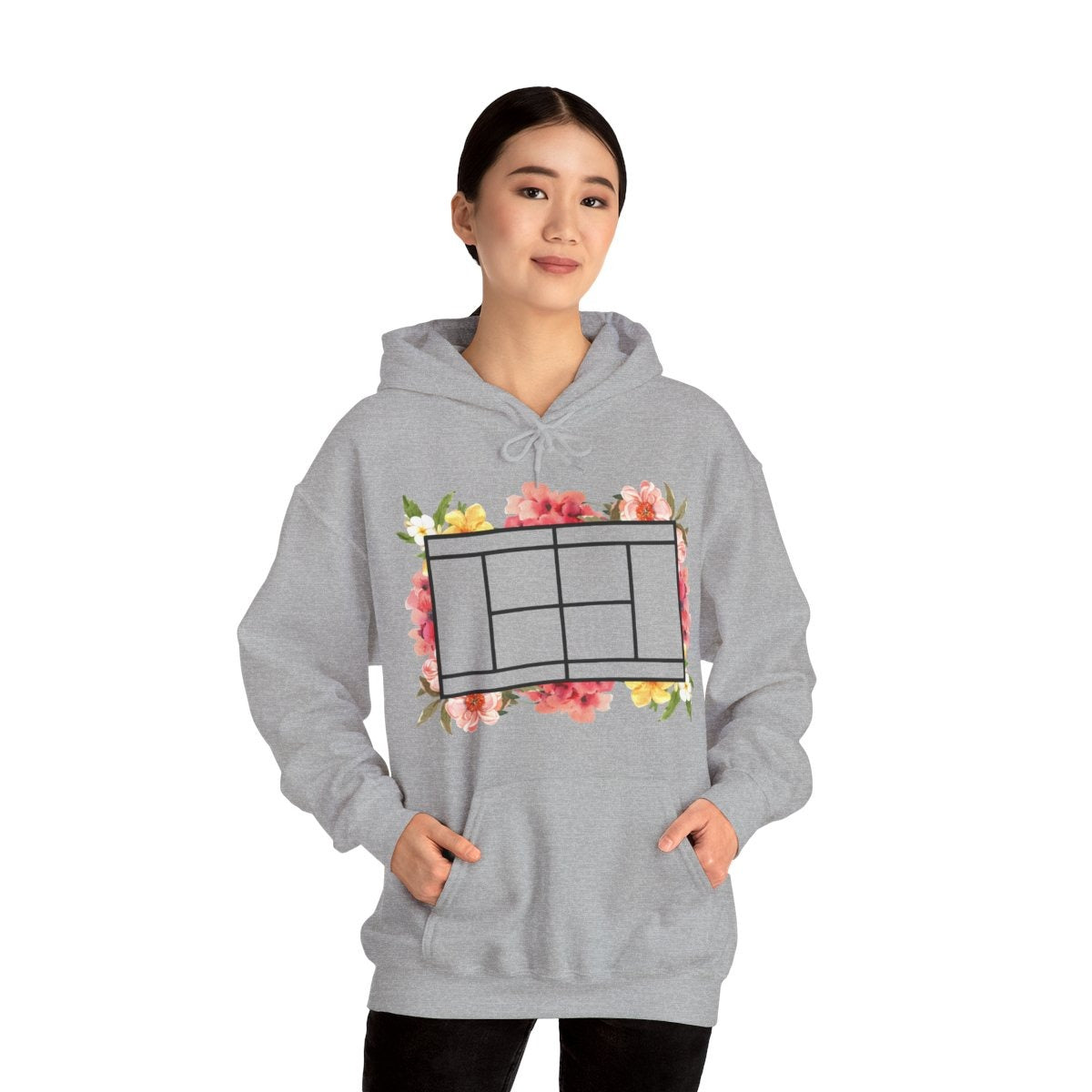 TENNIS FLORAL 1 - Tennis (Hoodie)
