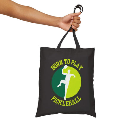 BORN TO PLAY PICKLEBALL - Pickleball (Tote Bag)
