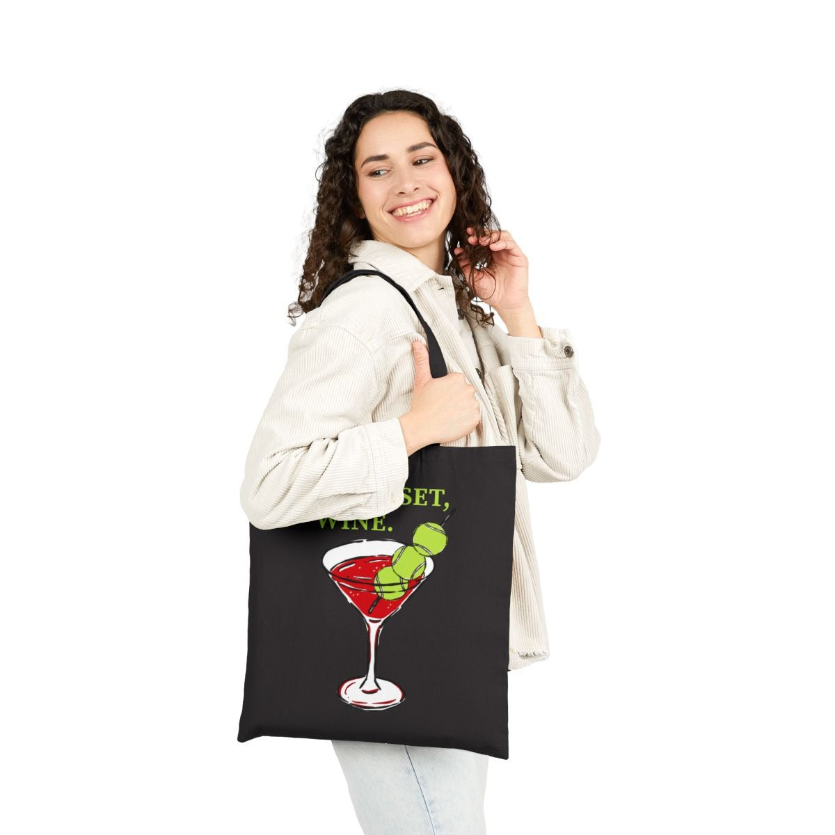 GAME, SET, WINE - Tennis (Tote Bag)