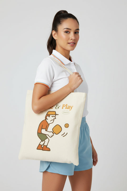 PADDLE & PLAY - Pickleball (Tote Bag)