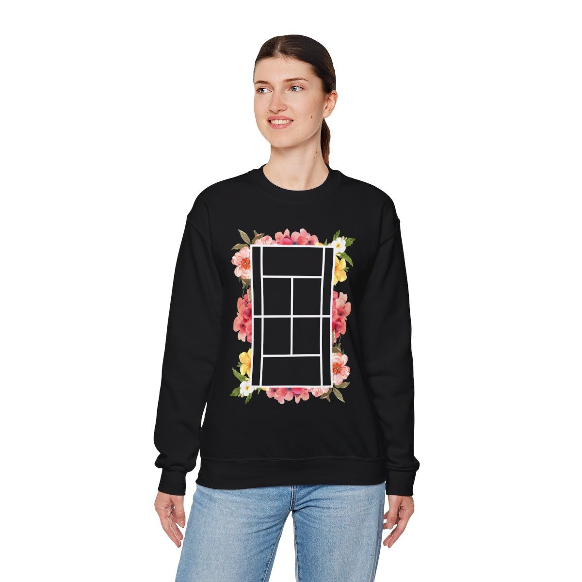 TENNIS FLORAL 1 - Tennis (Sweatshirt)
