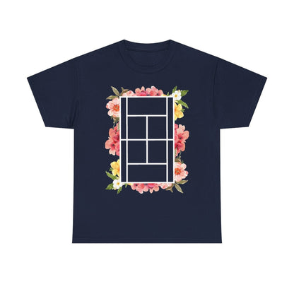 TENNIS FLORAL 1 - Tennis (Basic Tee)