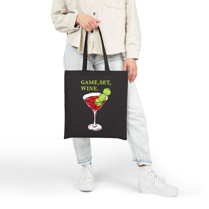 GAME, SET, WINE - Tennis (Tote Bag)