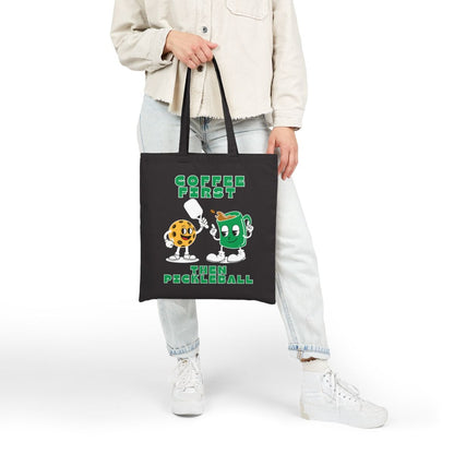 COFFEE FIRST 2 - Pickleball (Tote Bag)