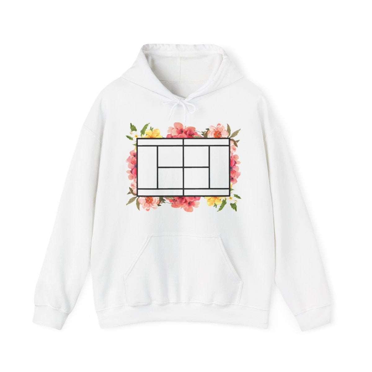 TENNIS FLORAL 1 - Tennis (Hoodie)