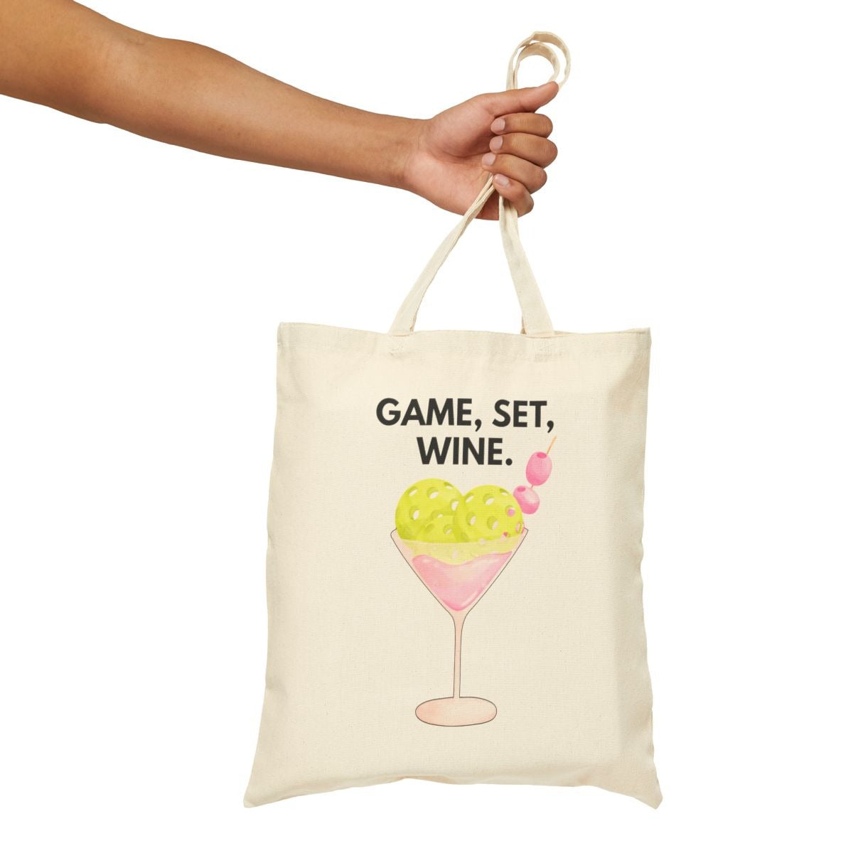 GAME SET WINE - Pickleball (Tote Bag)