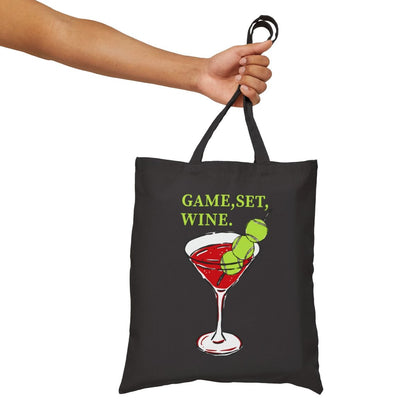 GAME, SET, WINE - Tennis (Tote Bag)