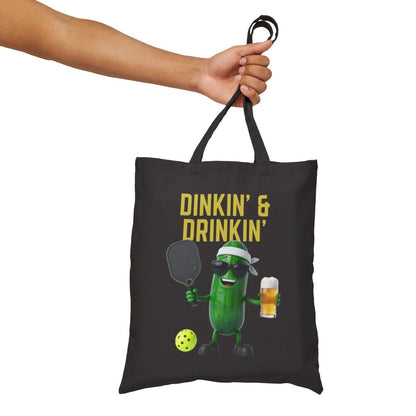 DINKIN' & DRINKIN' - Pickleball (Tote Bag)