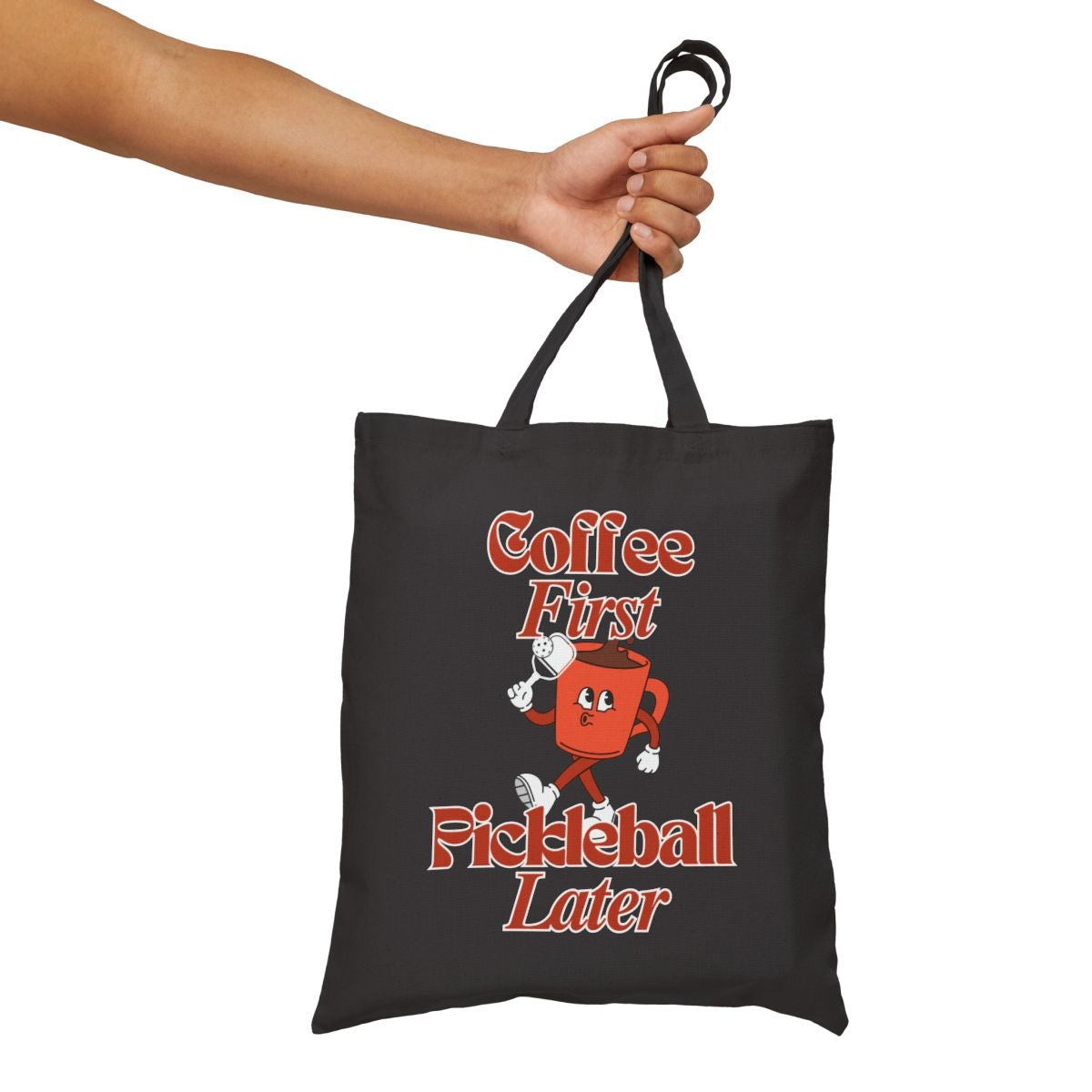COFFEE FIRST 3 - Pickleball (Tote Bag)