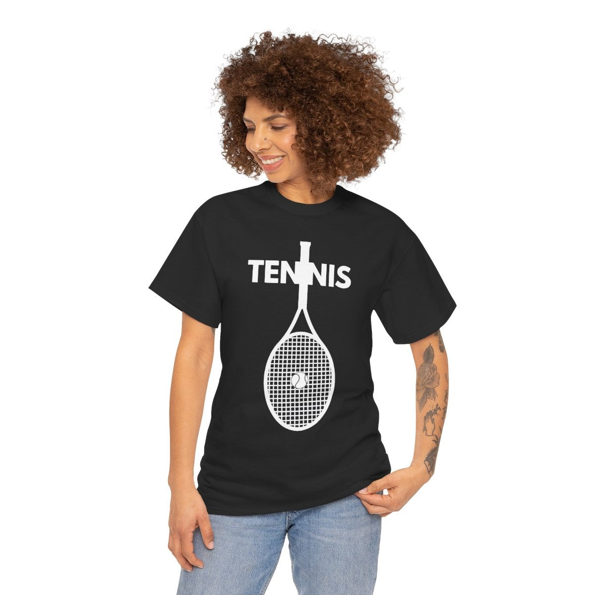 COURT BOUND - Tennis (Basic Tee)