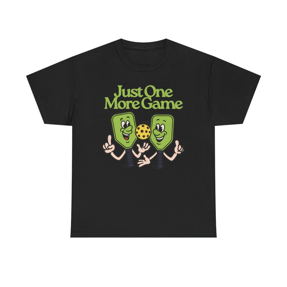 JUST ONE MORE GAME - Pickleball (Basic Tee)
