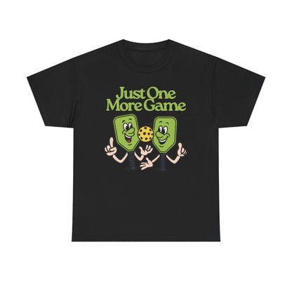 JUST ONE MORE GAME - Pickleball (Basic Tee)