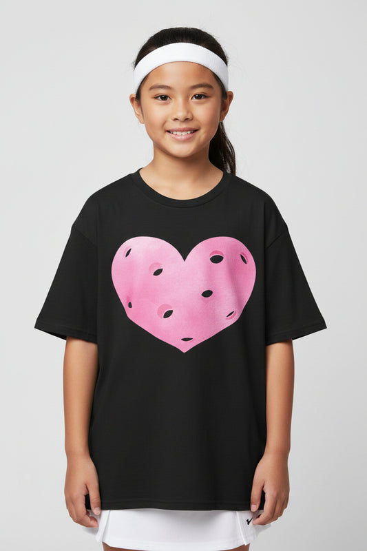 HEART PICKELBALL 2 - Pickleball (Kids Tee)