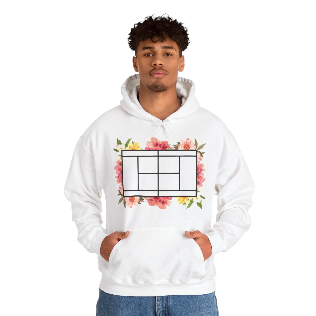 TENNIS FLORAL 1 - Tennis (Hoodie)
