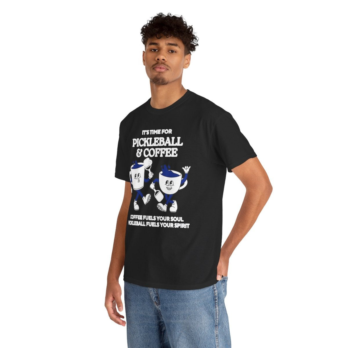 COFFEE & PICKLEBALL 3 - Pickleball (Basic Tee)