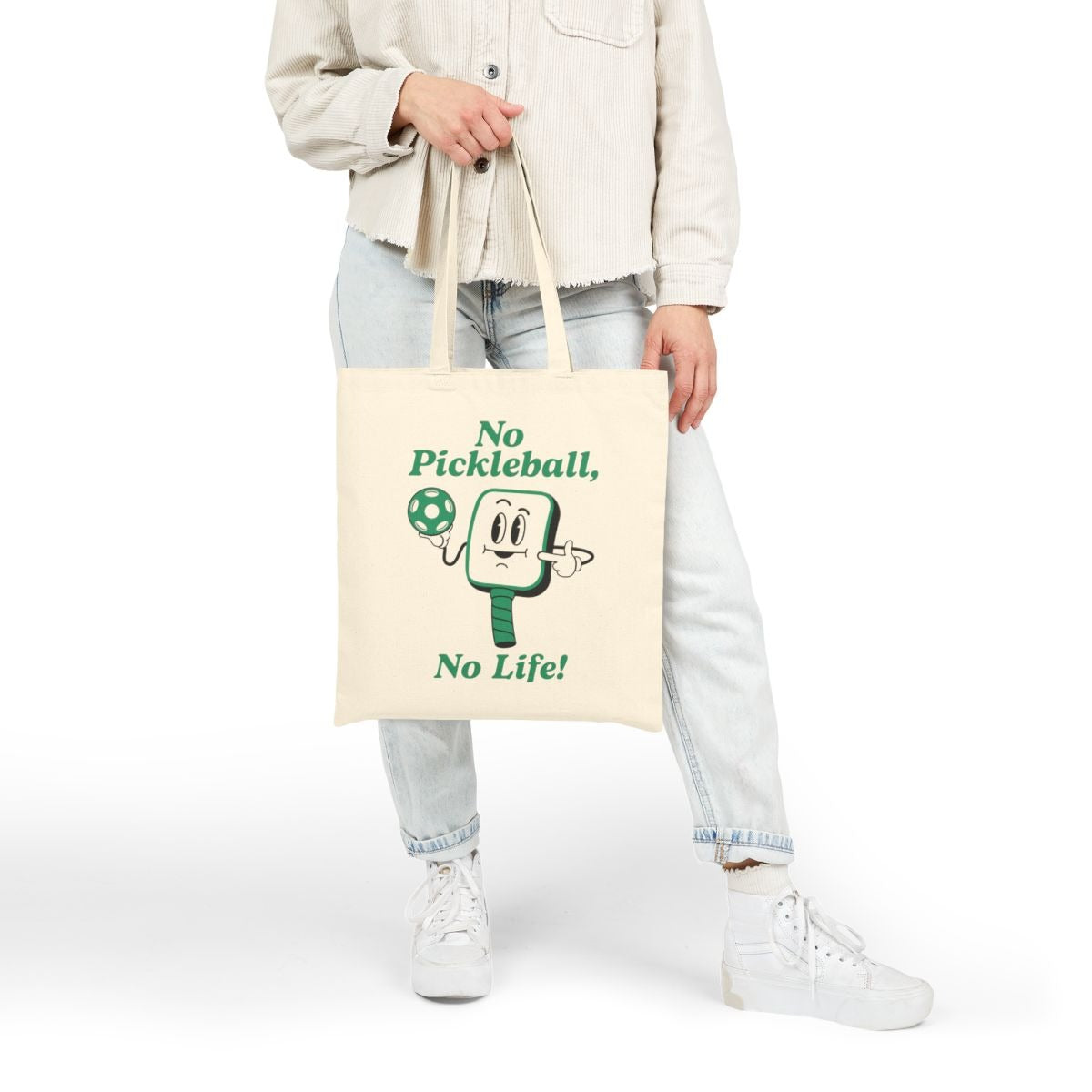 NO PICKLEBALL, NO LIFE - Pickleball (Tote Bag)