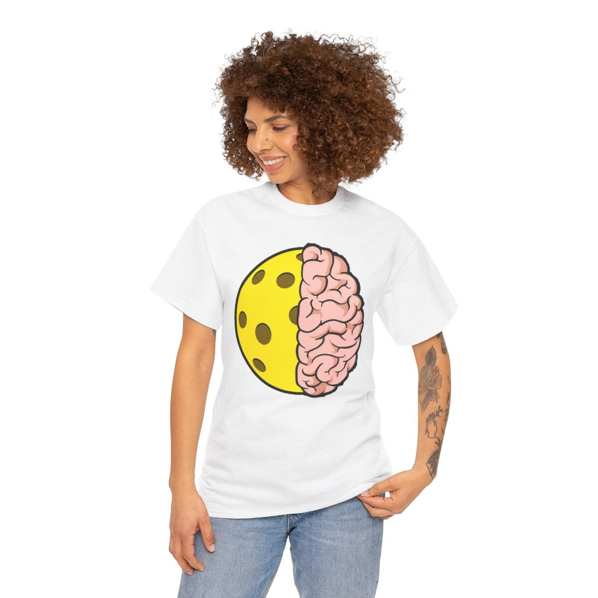 PICKLEBALL BRAIN - Pickleball (Basic Tee)