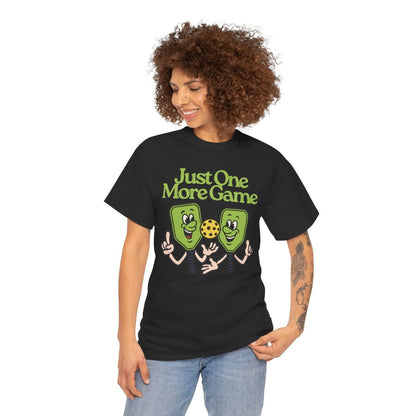 JUST ONE MORE GAME - Pickleball (Basic Tee)