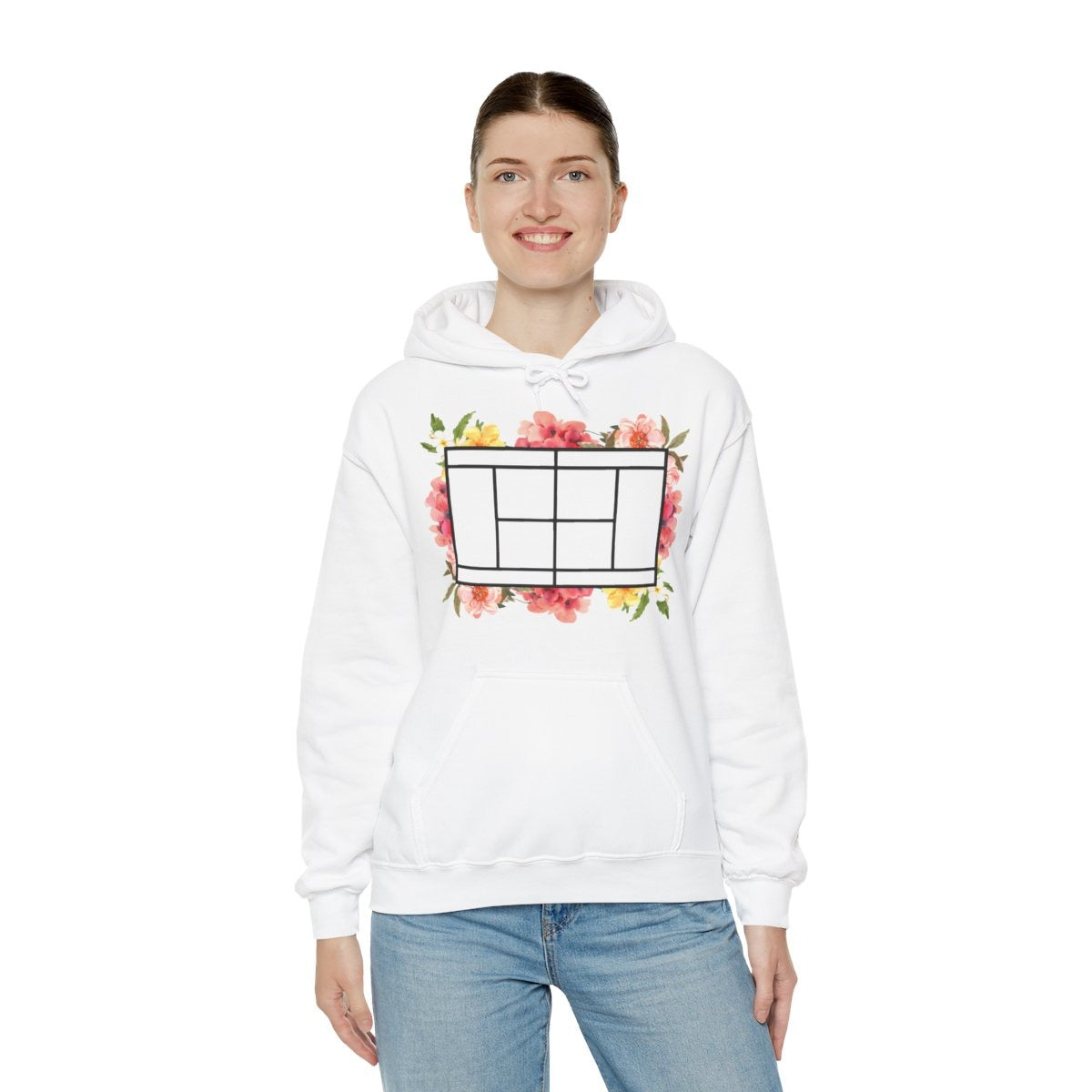 TENNIS FLORAL 1 - Tennis (Hoodie)